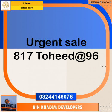 Residential Plot for Sale in Bahria Town, Lahore - (BP-202925)