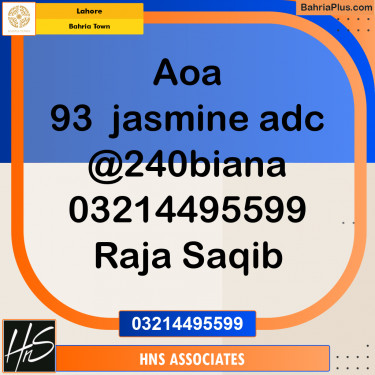 Residential Plot for Sale in Bahria Town, Lahore - (BP-203234)