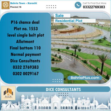 250 Sq. Yards Residential Plot for Sale in Precinct 16 -  Bahria Town, Karachi - (BP-203258)