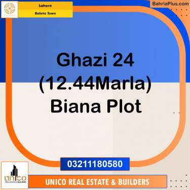 Residential Plot for Sale in Bahria Town, Lahore - (BP-203300)