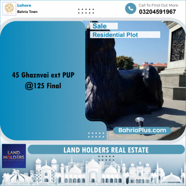 Residential Plot for Sale in Bahria Town, Lahore - (BP-203327)