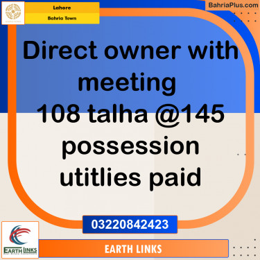 Residential Plot for Sale in Bahria Town, Lahore - (BP-203424)