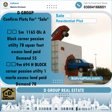 Residential Plot for Sale in Bahria Orchard, Lahore - (BP-203693)