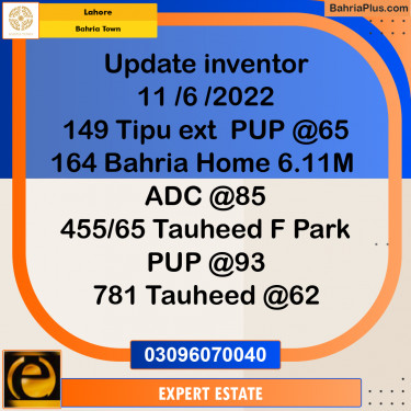 5 Marla Residential Plot for Sale in Bahria Town, Lahore - (BP-203800)