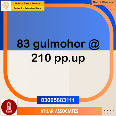 10 Marla Residential Plot for Sale in Sector C - Gulmohar Block -  Bahria Town, Lahore - (BP-203910)