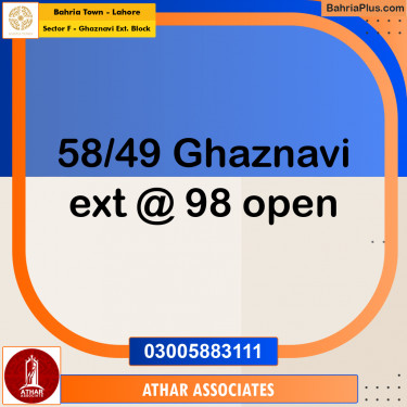 10 Marla Residential Plot for Sale in Sector F - Ghaznavi Ext. Block -  Bahria Town, Lahore - (BP-203931)