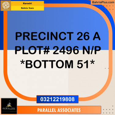 125 Sq. Yards Residential Plot for Sale in Bahria Town, Karachi - (BP-203933)