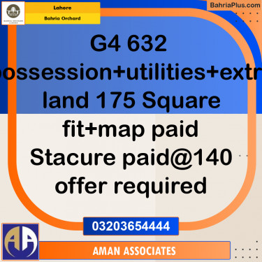 Residential Plot for Sale in Bahria Orchard, Lahore - (BP-203955)