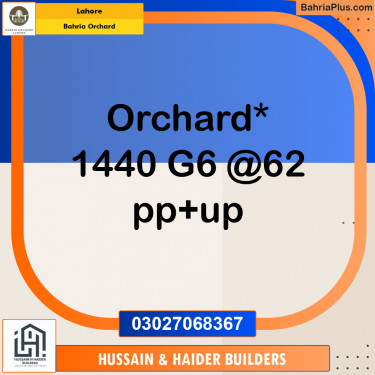 Residential Plot for Sale in Bahria Orchard, Lahore - (BP-204003)