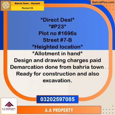 125 Sq. Yards Residential Plot for Sale in Precinct 23 -  Bahria Town, Karachi - (BP-204245)