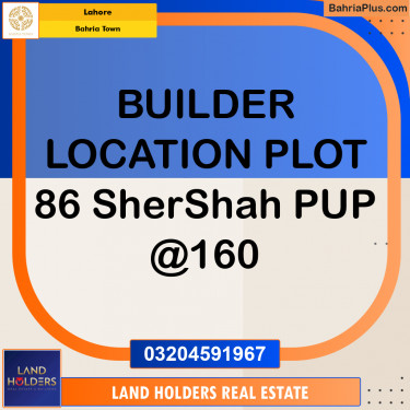 Residential Plot for Sale in Bahria Town, Lahore - (BP-204354)