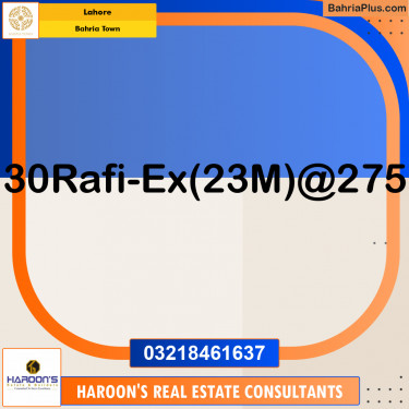 Residential Plot for Sale in Bahria Town, Lahore - (BP-204680)