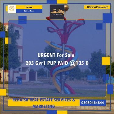 Residential Plot for Sale in Bahria Town, Lahore - (BP-204719)