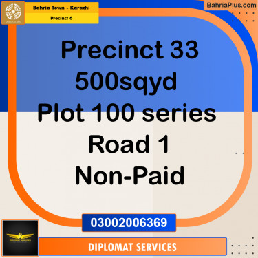 500 Sq. Yards Residential Plot for Sale in Precinct 6 -  Bahria Town, Karachi - (BP-204927)