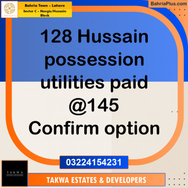 10 Marla Residential Plot for Sale in Sector C - Nargis/Hussain Block -  Bahria Town, Lahore - (BP-205083)