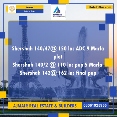 Residential Plot for Sale in Bahria Town, Lahore - (BP-205214)