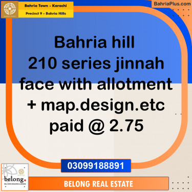 500 Sq. Yards Residential Plot for Sale in Precinct 9 - Bahria Hills -  Bahria Town, Karachi - (BP-205450)