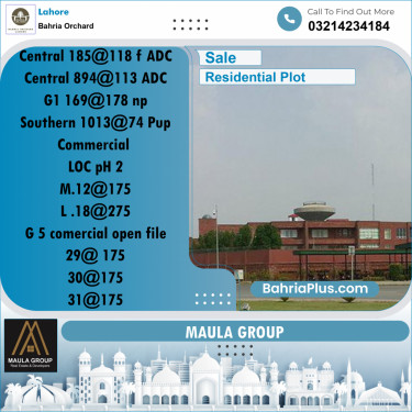 Residential Plot for Sale in Bahria Orchard, Lahore - (BP-205568)
