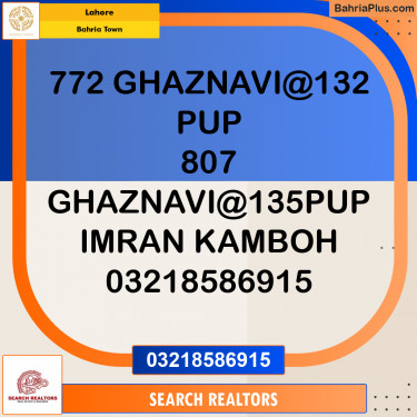 Residential Plot for Sale in Bahria Town, Lahore - (BP-205649)