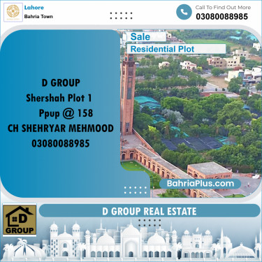 Residential Plot for Sale in Bahria Town, Lahore - (BP-205662)