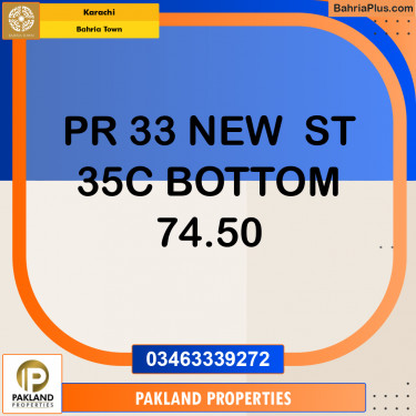 Residential Plot for Sale in Bahria Town, Karachi - (BP-205820)