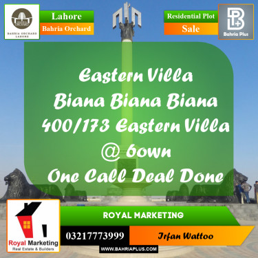 Residential Plot for Sale in Bahria Orchard, Lahore - (BP-205863)