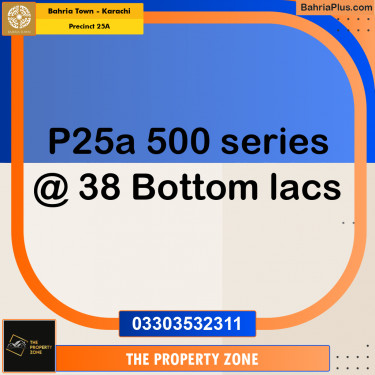 125 Sq. Yards Residential Plot for Sale in Precinct 25A -  Bahria Town, Karachi - (BP-205938)