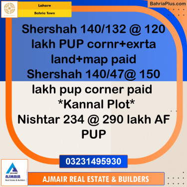 Residential Plot for Sale in Bahria Town, Lahore - (BP-206079)