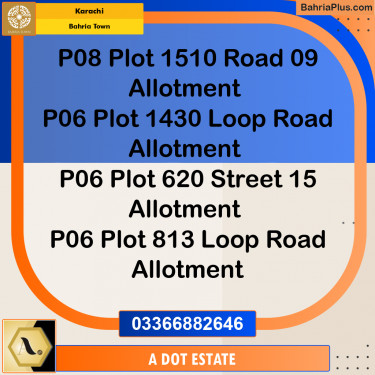 272 Sq. Yards Residential Plot for Sale in Bahria Town, Karachi - (BP-206189)