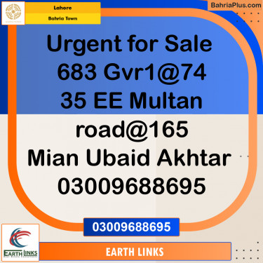 Residential Plot for Sale in Bahria Town, Lahore - (BP-206545)