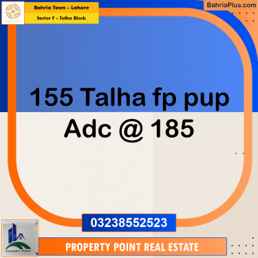 Residential Plot for Sale in Sector F - Talha Block -  Bahria Town, Lahore - (BP-206556)