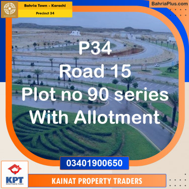 Residential Plot for Sale in Precinct 34 -  Bahria Town, Karachi - (BP-206569)
