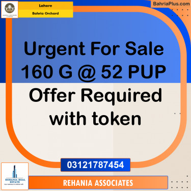 Residential Plot for Sale in Bahria Orchard, Lahore - (BP-206631)