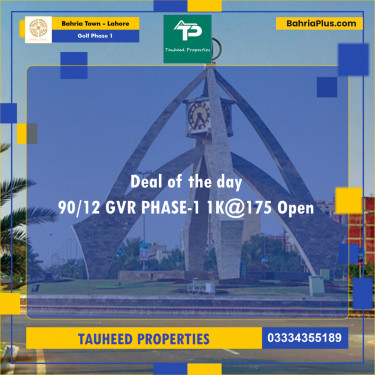1 Kanal Residential Plot for Sale in Golf Phase 1 -  Bahria Town, Lahore - (BP-206673)