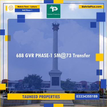 5 Marla Residential Plot for Sale in Golf Phase 1 -  Bahria Town, Lahore - (BP-206675)