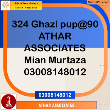 10 Marla Residential Plot for Sale in Sector F - Ghazi Block -  Bahria Town, Lahore - (BP-206809)