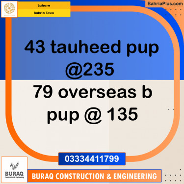 Residential Plot for Sale in Bahria Town, Lahore - (BP-206859)