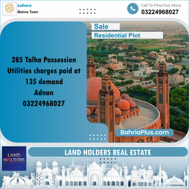 Residential Plot for Sale in Bahria Town, Lahore - (BP-206939)