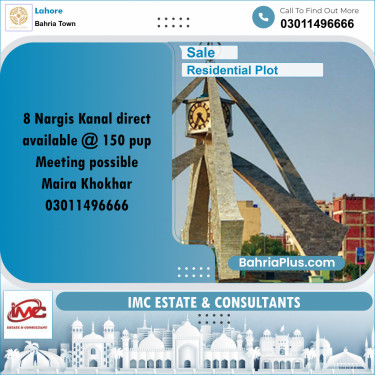 Residential Plot for Sale in Bahria Town, Lahore - (BP-207021)