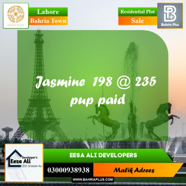 Residential Plot for Sale in Bahria Town, Lahore - (BP-207110)