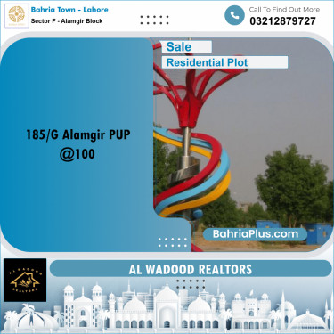 10 Marla Residential Plot for Sale in Sector F - Alamgir Block -  Bahria Town, Lahore - (BP-207132)