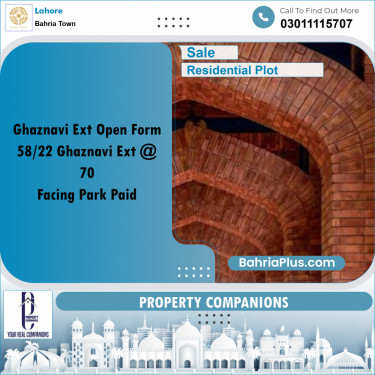 Residential Plot for Sale in Bahria Town, Lahore - (BP-207280)