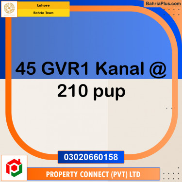 Residential Plot for Sale in Bahria Town, Lahore - (BP-207329)