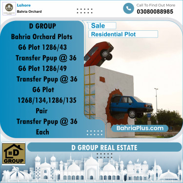 Residential Plot for Sale in Bahria Orchard, Lahore - (BP-207353)