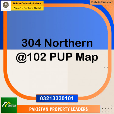 304 Marla Residential Plot for Sale in Phase 1 - Northern District -  Bahria Orchard, Lahore - (BP-207390)