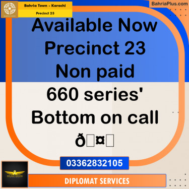 125 Sq. Yards Residential Plot for Sale in Precinct 23 -  Bahria Town, Karachi - (BP-207464)