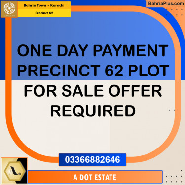 125 Sq. Yards Residential Plot for Sale in Precinct 62 -  Bahria Town, Karachi - (BP-207548)