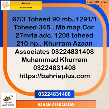 Residential Plot for Sale in Bahria Town, Lahore - (BP-207557)