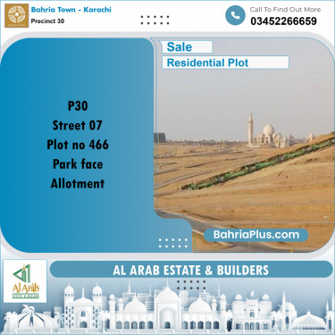 272 Sq. Yards Residential Plot for Sale in Precinct 30 -  Bahria Town, Karachi - (BP-207697)