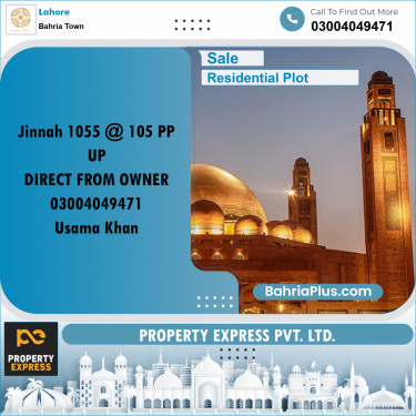 Residential Plot for Sale in Bahria Town, Lahore - (BP-207881)